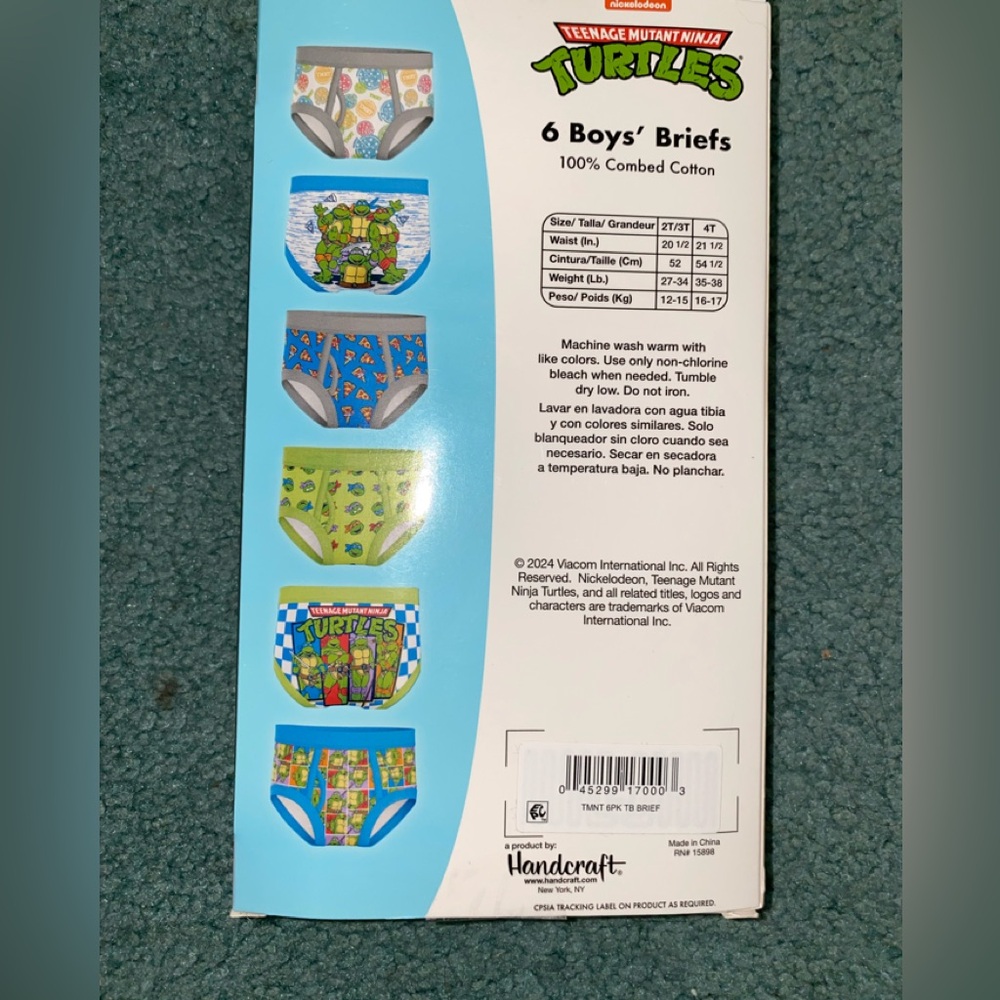 Teenage Mutant Ninja Turtles Toddler Briefs! - Picture 2 of 2